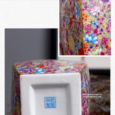BÌNH BÁCH HOA TỨ GIÁC